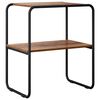 vidaXL Wandtafel Oud hout 60 x 42,5 x 70 cm Bewerkt hout