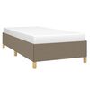 vidaXL Bedframe zonder matras 100x200 cm stof taupe