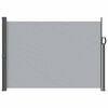 vidaXL Uittrekbaar Zijscherm 100% polyester ijzer staal