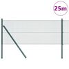 vidaXL Afrasteringspaal Groen 25 x 0,8 m (12 x 12 mm gaas)