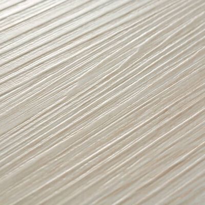 vidaXL Vloerplanken niet-zelfklevend 5,26 m² 2 mm PVC wit eikenkleurig