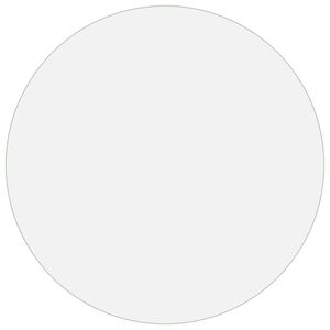 vidaXL Tafelbeschermer &Oslash;60 cm 1,6 mm PVC mat