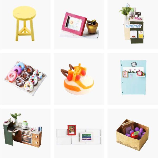 Robotime Miniatuur knutselset Dessert Shop