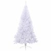 vidaXL Kunstkerstboom met 300 LED Wit 240 cm PVC en staal