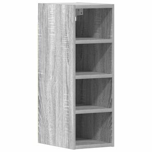 vidaXL Bovenkast Riga 20x29,5x60 cm bewerkt hout grijs sonoma eikenkleurig
