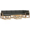 vidaXL Buiten bankenset 8 st Wit en antracietkleurig Polyester