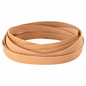 vidaXL Leren riem 1 Licht Bruin 200 x 2 cm Leer