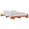 vidaXL Bedframe Wasbruin 160 x 200 cm Massief grenenhout