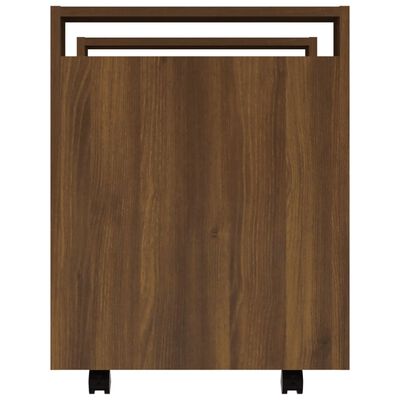 vidaXL Bureaukastje 60x45x60 cm bewerkt hout bruin eikenkleur