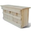 vidaXL Nestkast voor huismus 44 x 15,5 x 21,5 cm
