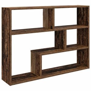 vidaXL Wandplank Muurmontage Oud hout 95 x 20 x 69,5 cm Bewerkt hout