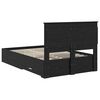 vidaXL Bedframe met lade met hoofdeinde met opslag Bewerkt hout