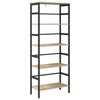 vidaXL Boekenkast 4-laags 60 x 29,5 x 149 cm Bewerkt hout Sonoma Eiken