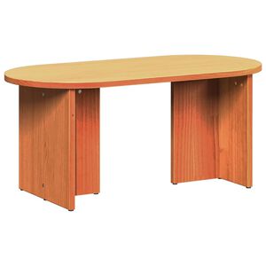 vidaXL Salontafel Wasbruin 80 x 39,5 x 35 cm Massief grenenhout