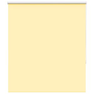 vidaXL Rolgordijn verduisterend 135x175 cm stofbreedte 131,6 cm geel