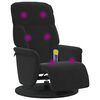 vidaXL Massage Recliner Stoel Zwart 91 x 71 x 105.5 cm Fluweel