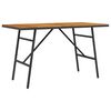 vidaXL Eettafel Bruin 110 x 55 x 62 cm Massief Acaciahout