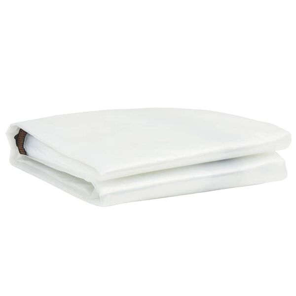 vidaXL Doorzichtig afdekzeil met ogen 2x2 m polyethyleen