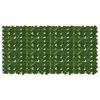 vidaXL Balkonscherm met bladeren Groen 200 x 100 cm