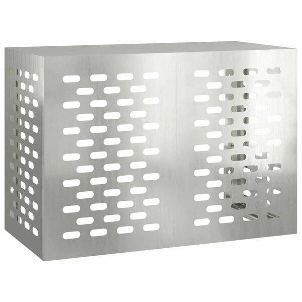 vidaXL Airconditioner hoes Zilver 100 x 50 x 70 cm