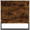 vidaXL Salontafel 90x44,5x45 cm bewerkt hout gerookt eikenkleurig