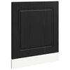 vidaXL Vaatwasserpaneel Kalmar Zwart Eiken 60 x 1,5 x 57 cm