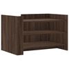 vidaXL Salontafel 80x50x50 cm bewerkt hout bruin eikenkleur