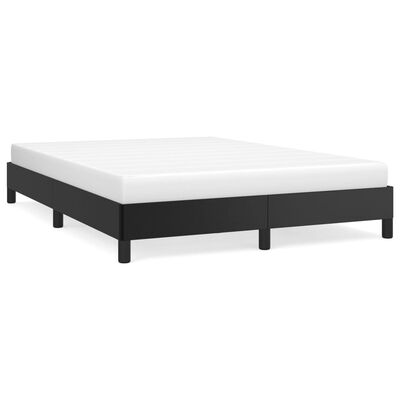 vidaXL Bedframe kunstleer zwart 140x200 cm