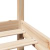 vidaXL Bedframe met hoofdbord massief grenenhout 200x200 cm