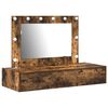vidaXL Plafondtafel met lade Bruin 100 x 40 x 70 cm Bewerkt hout