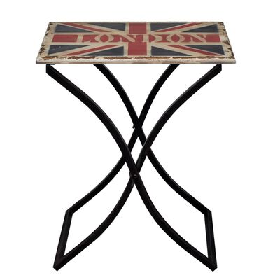 vidaXL Salontafel met Union Jack-ontwerp hout