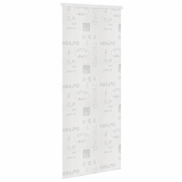vidaXL Rolgordijn voor douche 80x240 cm splash