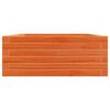 vidaXL Plantenbak 90x60x23 cm massief grenenhout wasbruin