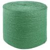 vidaXL Jute Touw Groen 100% Tossa jute