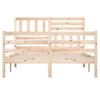 vidaXL Bedframe massief hout 120x190 cm