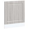 vidaXL Vaatwaspaneel Porto 60x1,5x57cm bewerkt hout grijs sonoma eiken