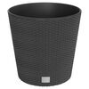 vidaXL Plantenbak uitneembare bak rattan-look 35/37,5 L PP antraciet