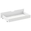 vidaXL Bedframe met 2 lades massief grenenhout wit 100x200 cm