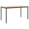 vidaXL Bartafel 200 x 100 x 105 cm Massief grenenhout Naturel