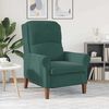 vidaXL Fauteuil Donkergroen 76 x 94 x 102 cm Fluweel