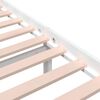 vidaXL Bedframe massief hout wit 160x200 cm