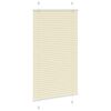 vidaXL Pliss&eacute; rolgordijn 80x150 cm stofbreedte 79,4 cm polyester cr&egrave;me