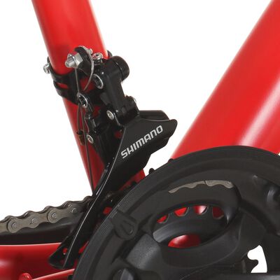 vidaXL Mountainbike 21 versnellingen 26 inch wielen 42 cm rood