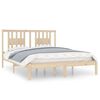 vidaXL Bedframe massief grenenhout 160x200 cm