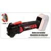 YATO Multitool zonder accu oscillerend 18 V