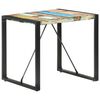 vidaXL Eettafel 80x80x75 cm massief gerecycled hout