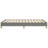 vidaXL Bedframe zonder matras 120x190 cm stof donkergrijs
