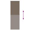 vidaXL Rolgordijn verduisterend koffie 45x130 cm stofbreedte 40,7 cm