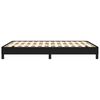 vidaXL Bedframe zonder matras stof zwart 140x190 cm
