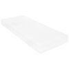vidaXL Slaapbank met matras en USB stof zwart 90x200 cm